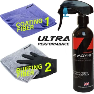 Jo Moyner Grafen Bazlı Nano Seramik Kaplama Sprey 250ML + Mikrofiber Havlular Koruma Seti