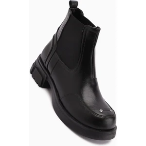 Emely Siyah Lastikli Kadın Bot