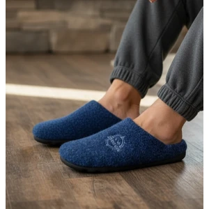 Şık Keçe Terlik Ev Bahçe Balkon Çeyizlik Misafir Bohça Gondol Erkek Terlik