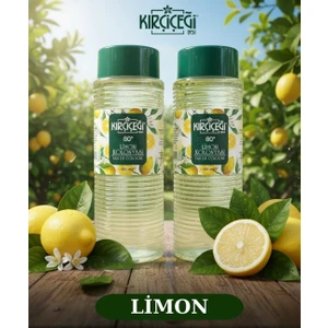 Limon Kolonyas 80 Derece 400 ml Pet Şişe 2'li Set