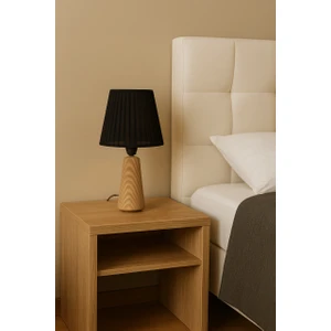 Şeker Marangoz Masif Ahşap Dekor Abajur