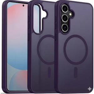 Kip GSM Samsung Galaxy A36 Uyumlu Kılıf Magsafe Kablosuz Şarj Destekli Yumuşak Kenarlı Arka Yüzeyi Mat Kapak