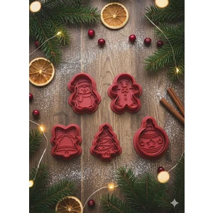 Ekol 3D Yılbaşı Temalı Kurabiye Kalıbı