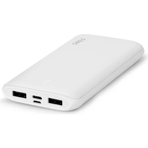 Powerslim Duo Beyaz 10.000 mAh Taşınabilir Şarj Aleti Powerbank