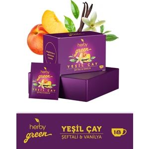 Yeşil Çay Şeftali ve Vanilya 18 Poşet Vitamin