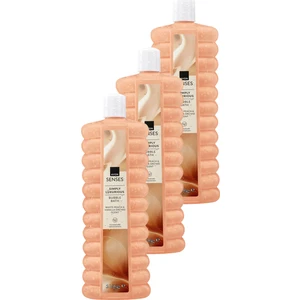 Simply Luxurious Beyaz Şeftali ve Vanilya Orkide Kokulu Banyo Köpüğü 1 Lt. Üçlü Set