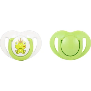 Silikon Ortodontik 2'li Emzik Kurbağa Prens 6 Ay +