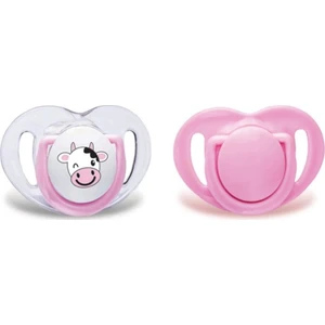 Silikon Emzik Pembe İnek 2'li 0 Ay+