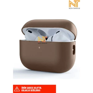 Nezih Case Apple Airpods Pro 2. Nesil Uyumlu Protective Anti-Knock Tek Parça Silikon Kılıf