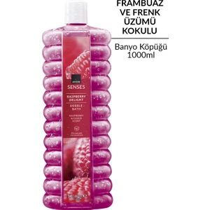 Senses Raspberry Delight Ahududu ve Frenk Üzümü Kokulu Banyo Köpüğü 1 Lt.