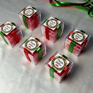 AhEs Shopping Yılbaşı ve Yeni Yıl Hediyesi Kutulu Kokulu Bubble Mum