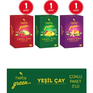 3’lü Yeşil Çay Deneme Paketi – Çilek Lime, Şeftali Vanilya, Mango Ananas, Doğal ve Katkısız Ferah Tatlar