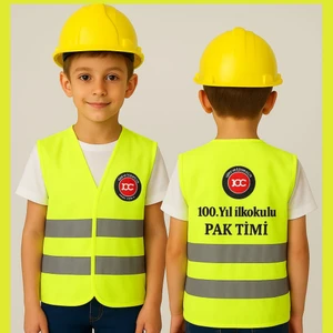 Çocuk Güvenlik ( Ikaz ) Reflektörlü Yelek