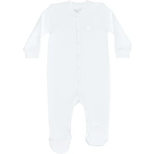 Basic Unisex Bebek Nakışlı Ayaklı Tulum