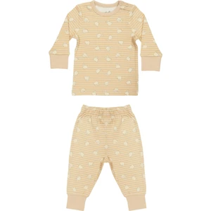 Bunny Bebek Bej Pijama Takımı