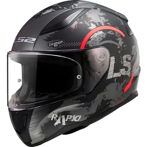 Ls2 Rapıd 2 Cırcle Mat Siyah-Kırmızı Kask
