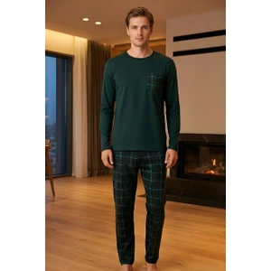 Konforlu Ev Giyimi Üst ve Desenli Pijama Altı | Erkek Pijama Takımı