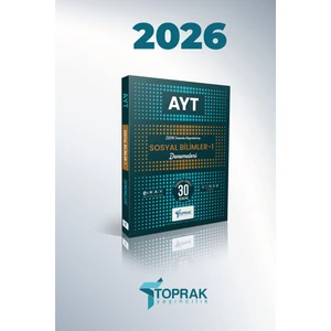 Toprak Yayıncılık 2025 AYT Sosyal Bilimler 1 30'lu Deneme