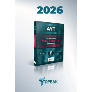 Toprak Yayıncılık AYT Matematik Deneme Seti 12'li Video Çözümlü 2025 Model Üniversite Hazırlığı