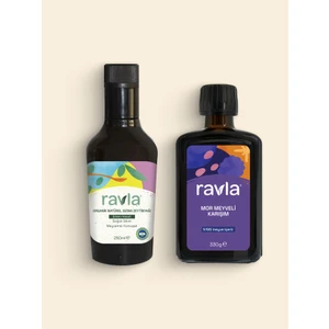 2'li Ürün - Mor Meyveli Karışım 330g / Meyvemsi Organik Erken Hasat Zeytinyağı – İçimlik 250 ml