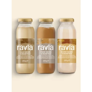 3'lü Ürün - Ravla Kaju İçeceği / Fındık İçeceği / Badem İçeceği Konsantresi