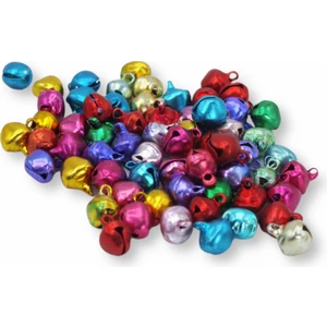 Zil Boncuk 8 mm Karışık Renkli 100 Adet