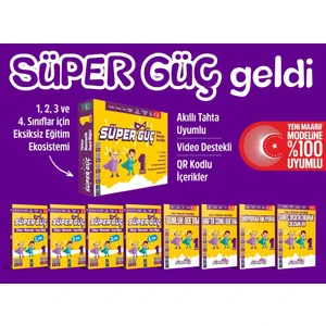 1.sınıf Süper Güç 2.dönem Seti Artı Eğitim
