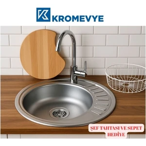 EX-157 Paslanmaz Çelik Mutfak Evyesi -45X57