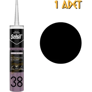 Silikonize Mastik Siyah 500 Gr. - 1 Adet