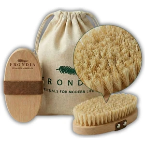 %100 Doğal At Kılı Canlandırıcı Vücut Fırçası | Selülit Karşıtı & Ödem Atıcı Detoks Ritüeli + Ham Bez Çanta