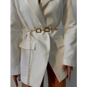 Kare Detaylı Kadın Bel Zinciri Detaylı Kadın Bel Zinciri Bel Kemeri,elbise Kemeri,etek Kemeri