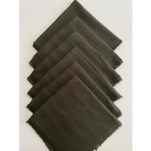 6 Adet Düz Renk Tülbent