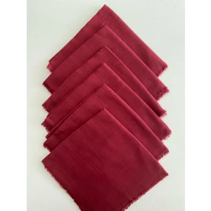 6 Adet Düz Renk Tülbent