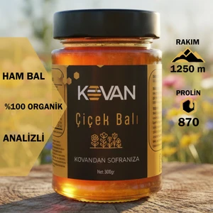 Doğal Kovan Ham Çiçek Balı - 300 Gr