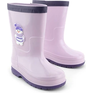 Kız Çocuk Kışlık Içinde Çıkarılabilir Ek Çoraplı Su Geçirmez Yağmur Bot Çizme