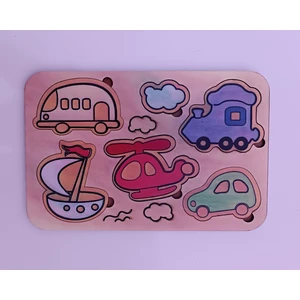 Ay Işığı Store 🚗🚁 Taşıtlar Temalı Ahşap Puzzle 🚆⛵
