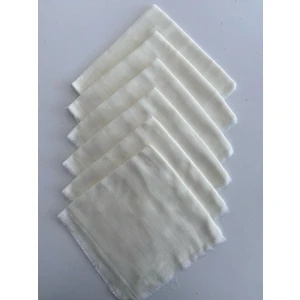 6 Adet Düz Renk Tülbent