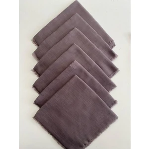 6 Adet Düz Renk Tülbent