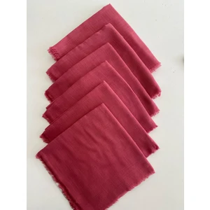 6 Adet Düz Renk Tülbent