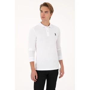 U.S. Polo Assn. Erkek Beyaz Basic Sweatshirt 50307687-VR013