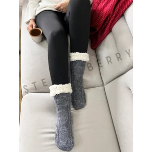 Steppe Berry Kışlık Peluş Ev Çorabı