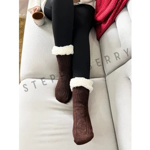 Steppe Berry Kışlık Peluş Ev Çorabı