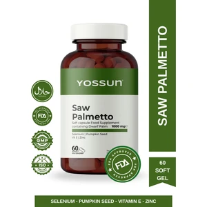 Softjel Takviye Edici Gıda Cüce Palmiye İçeren 60 Kapsül Türkiye Menşeli