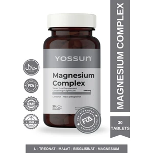 Magnezyum Kompleks Tablet 1000 mg – Enerji Artırıcı ve Kas Fonksiyonunu Destekleyen Takviye Edici Gıda