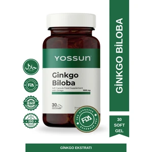 GINKGO BILOBA Ginkgo İçeren Yumuşak Kapsül Takviye Edici Gıda
