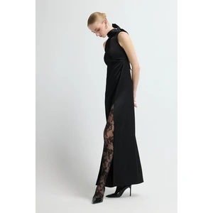 Halter Yaka Elbıse Siyah 12444660002
