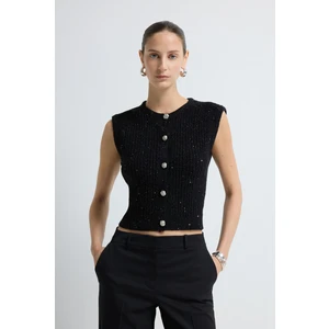 Adl Triko Yelek Siyah 17945615000