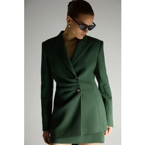 Adl Drape Detaylı Ceket Yeşil 11946013000