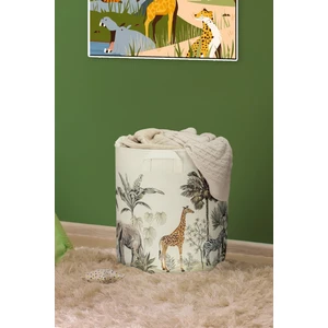 Rope Home Baskılı Çok Amaçlı Oyuncak Saklama Kutusu Kirli Çamaşır Sepeti Katlanır Düzenleyici Sepet 37 x 40