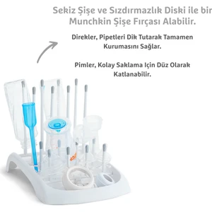 Katlanabilir Biberon ve Aksesuar Kurutma Rafı | Pratik & Kompakt Tasarım